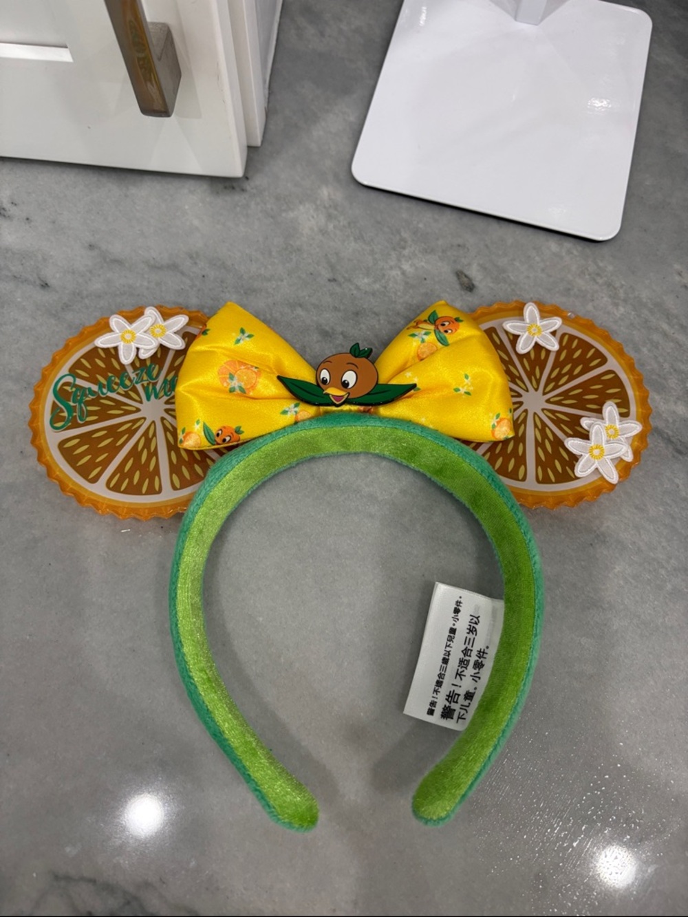 Disney Orange Bird Citrus Ears Headband - Yellow, Orange, Green